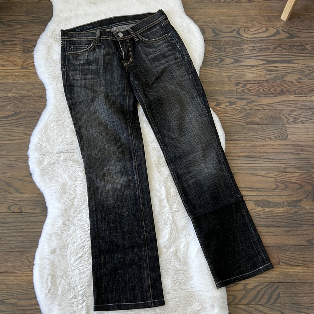 Citizens of Humanity ava#142 stretch low waist straight leg jeans size 27